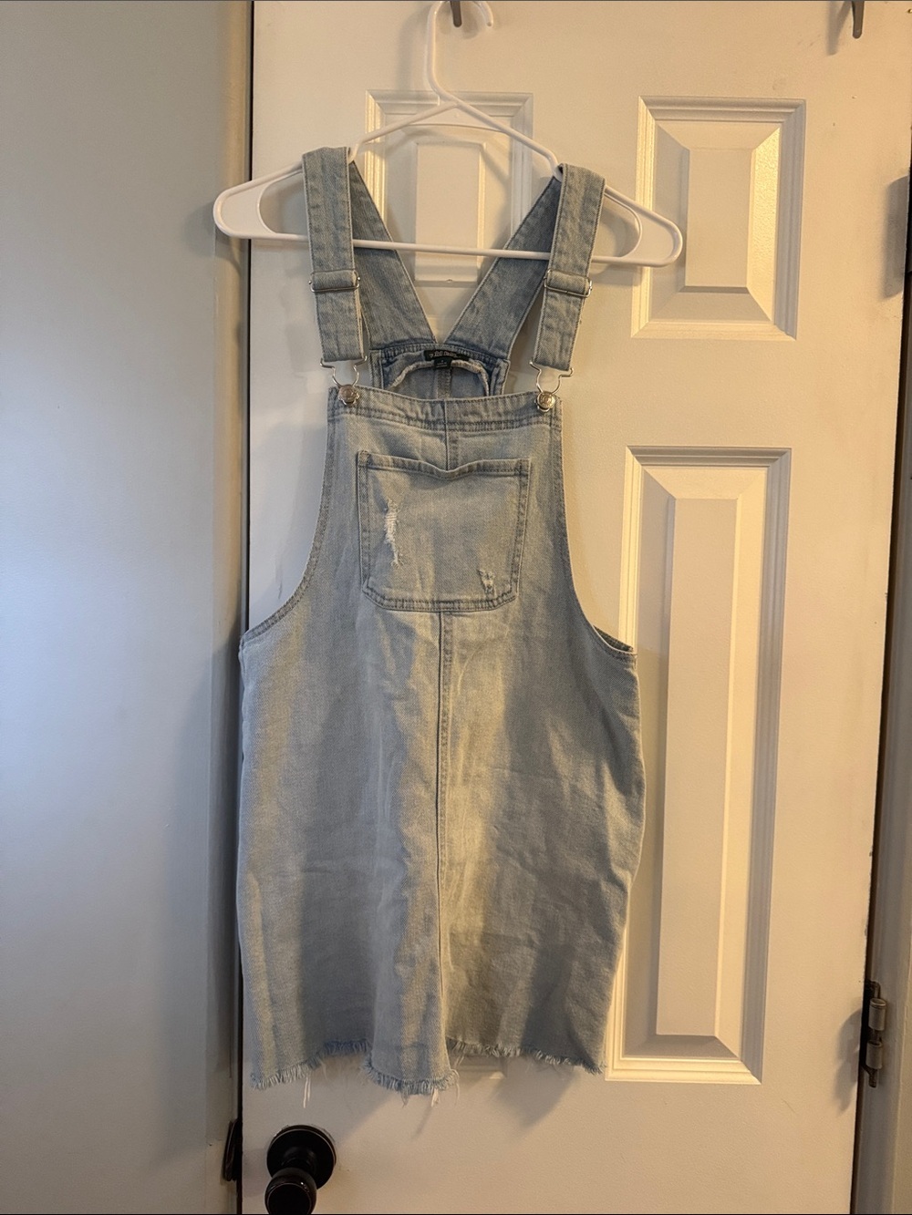 Wild Fable Light Blue Denim Pinafore Dress